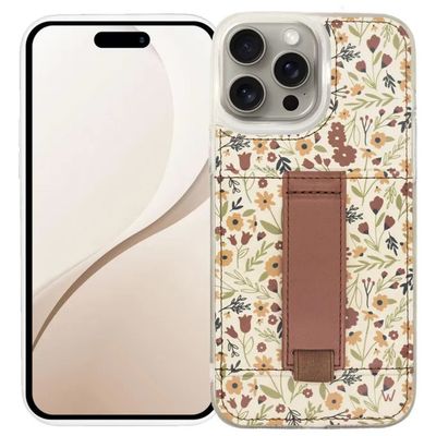Celly Wally Custodia Portafoglio Sabbia per iPhone 16 Pro Celly Wally Custodia Portafoglio Sabbia per iPhone 16 Pro