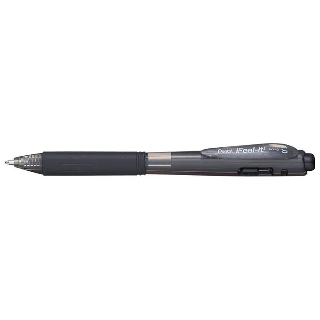 Pentel Wow Feel-it! Penne a sfera nere, punta da 1 mm, confezione da 12 Pentel Wow Feel-it! Penne a sfera nere, punta da 1 mm, confezione da 12