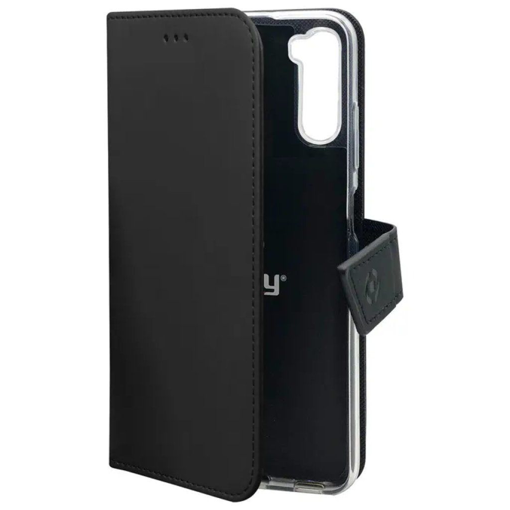 Celly Wally – Cover a libro in similpelle nera per Samsung Galaxy A13 4G/5G