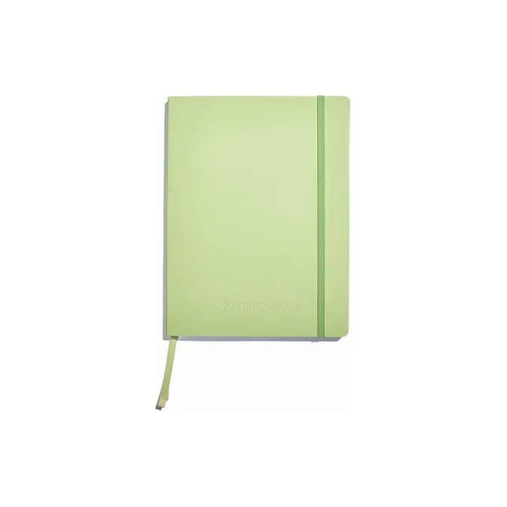 Muitomas Quaderno Large 19 × 25 cm, 120 Fogli a Righe, Verde Salvia