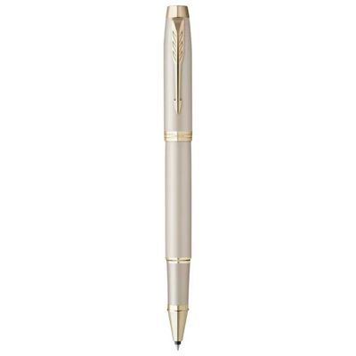 Parker IM Penna Roller Champagne Punta Fine Nera
