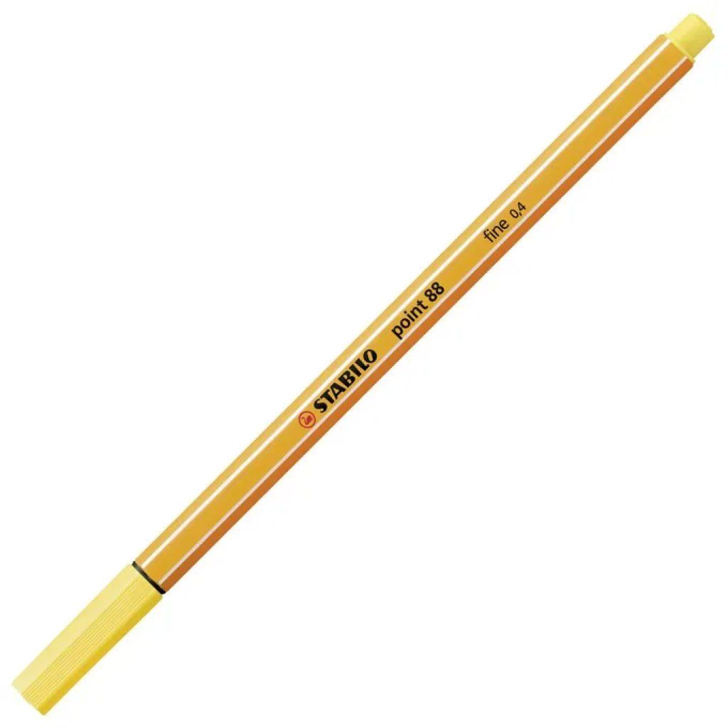 STabilo confezione 10Pz Fineliner Point 88 Giallo