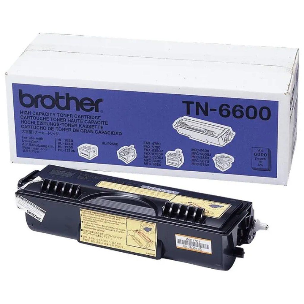 Brother TN-6600 Toner Originale Nero – 6000 Pagine