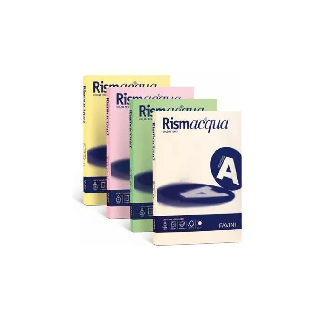 CARTOTECNICA FAVINI Favini Rismacqua carta A4 color camoscio, 140 g/m², 200 fogli CARTOTECNICA FAVINI Favini Rismacqua carta A4 color camoscio, 140 g/m², 200 fogli