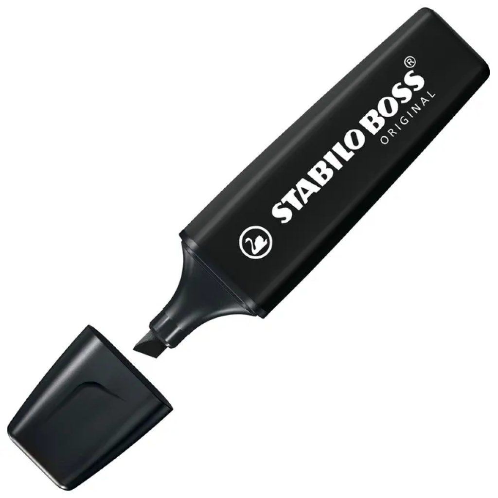 STABILO BOSS Original Nero, confezione da 10 evidenziatori