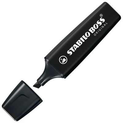 STABILO BOSS Original Nero – Confezione da 10 evidenziatori