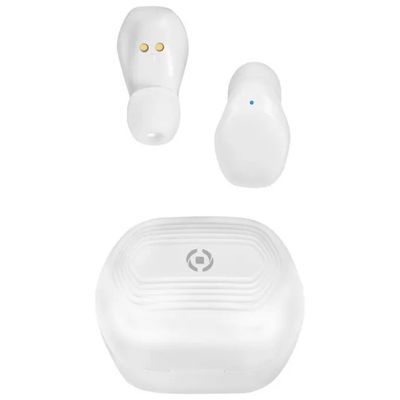 Celly FLIP2 Auricolari True Wireless Bluetooth 5.3, Bianchi
