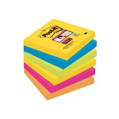 Post-it Super Sticky Carnival – 6 blocchi colorati