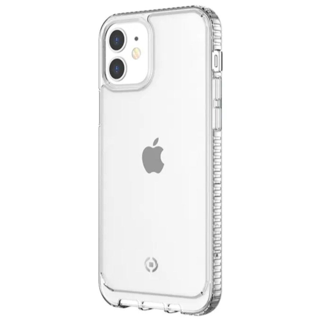 Celly Hexalite Cover Trasparente Antiurto per iPhone 12 Mini Celly Hexalite Cover Trasparente Antiurto per iPhone 12 Mini