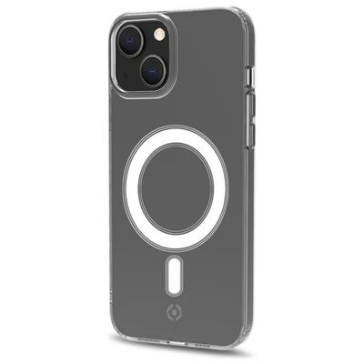 Celly GelSkinMag Cover MagSafe trasparente per iPhone 14 Plus