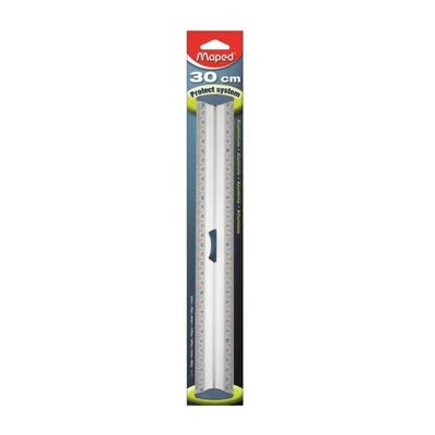 Maped 120130 – Righello in alluminio da 30 cm