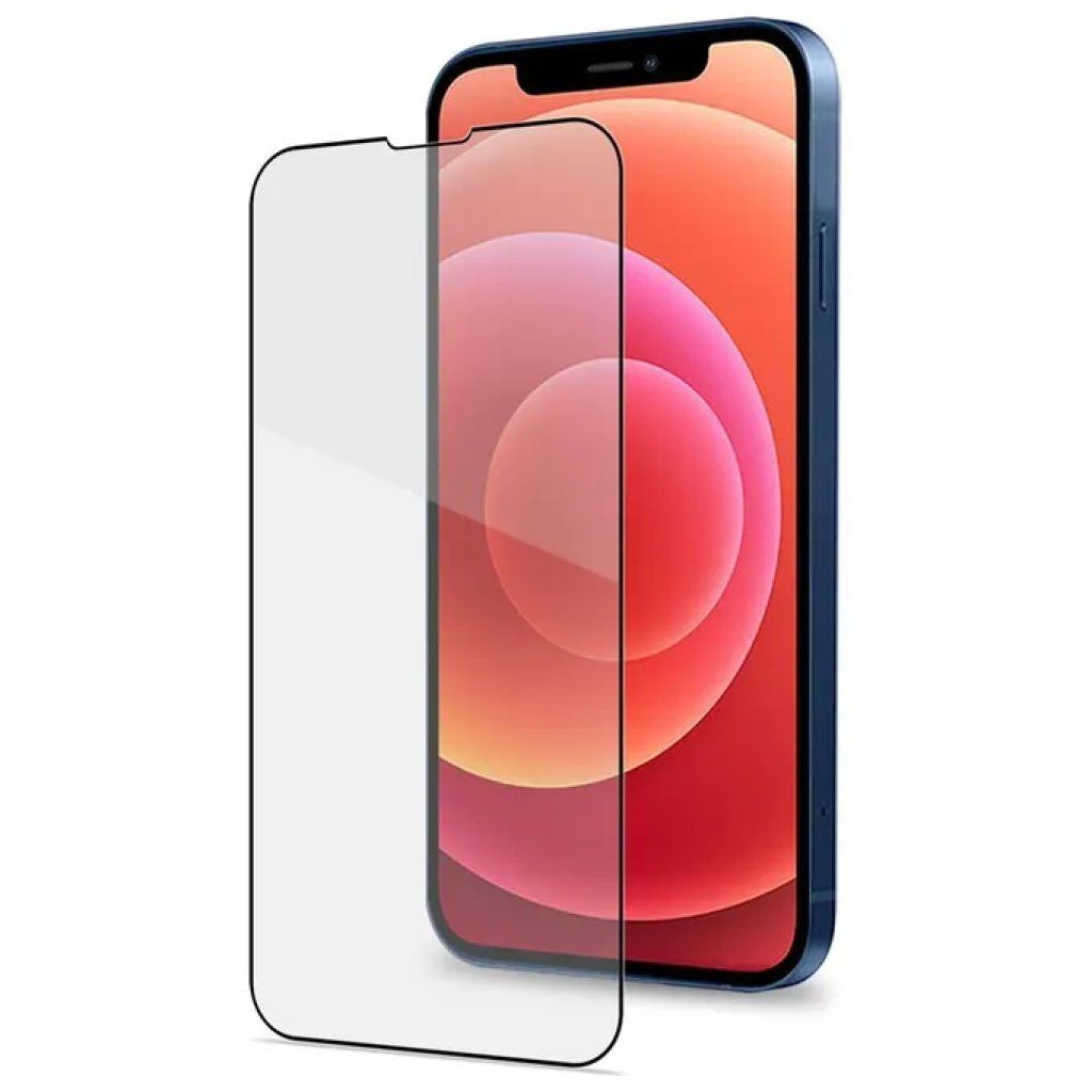 Celly Full Glass per iPhone 13 Pro Max, Vetro Temperato 9H con Bordi Neri
