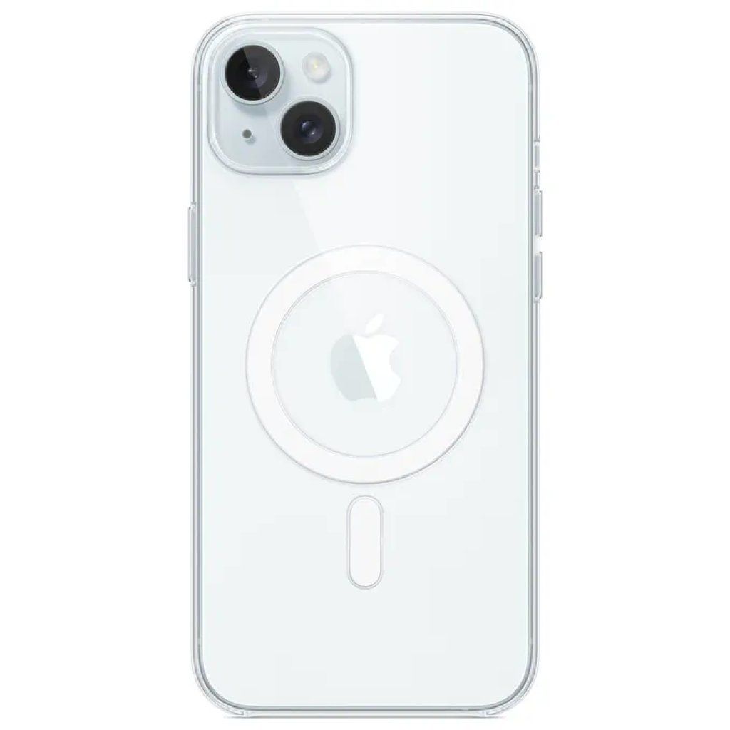 Celly Gelskinmag Cover Trasparente MagSafe per iPhone 15 Plus Celly Gelskinmag Cover Trasparente MagSafe per iPhone 15 Plus