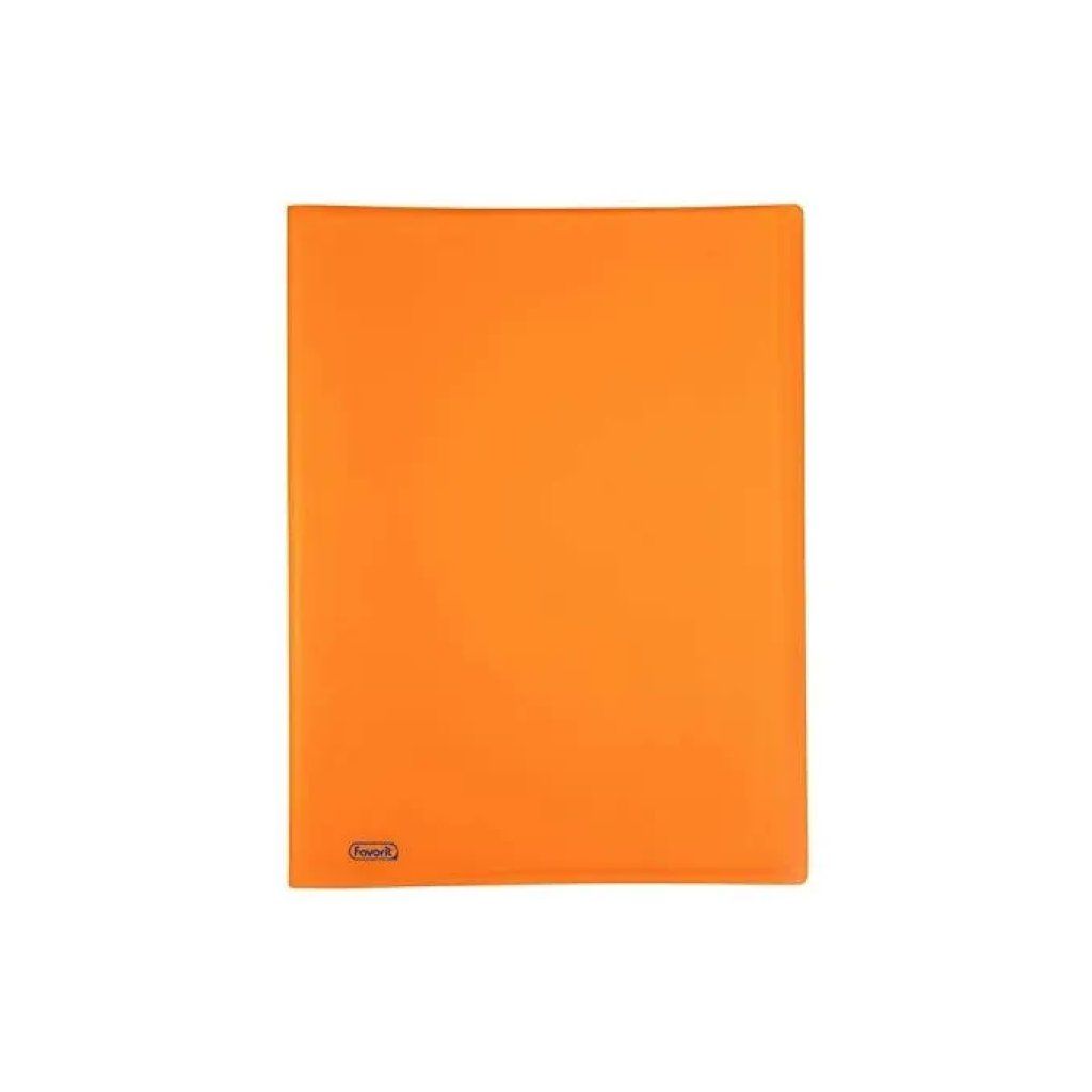 Favorit Neon Portalistino 40 Buste 22x30 cm Arancione Fluo Favorit Neon Portalistino 40 Buste 22x30 cm Arancione Fluo