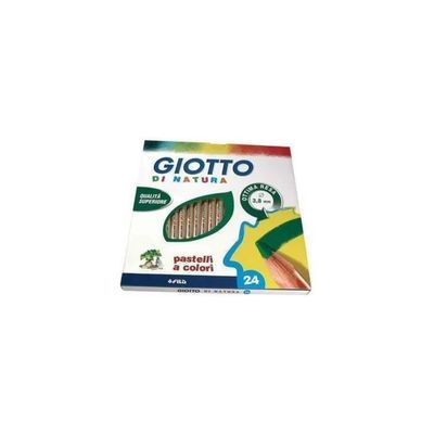 Giotto 240700 Di Natura Pastelli Colorati Fusto Tondo Cedro 18 cm Mina 3