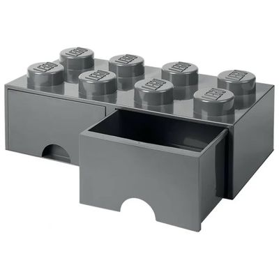 Room Copenhagen LEGO – Cassettiera impilabile a 2 cassetti, grigio scuro Room Copenhagen LEGO – Cassettiera impilabile a 2 cassetti, grigio scuro