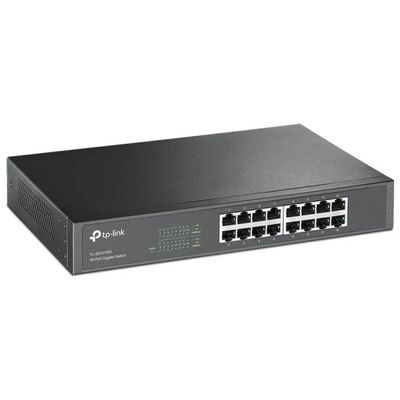 TP-Link TL-SG1016D Switch Ethernet Gigabit 16 porte non gestito nero rack TP-Link TL-SG1016D Switch Ethernet Gigabit 16 porte non gestito nero rack