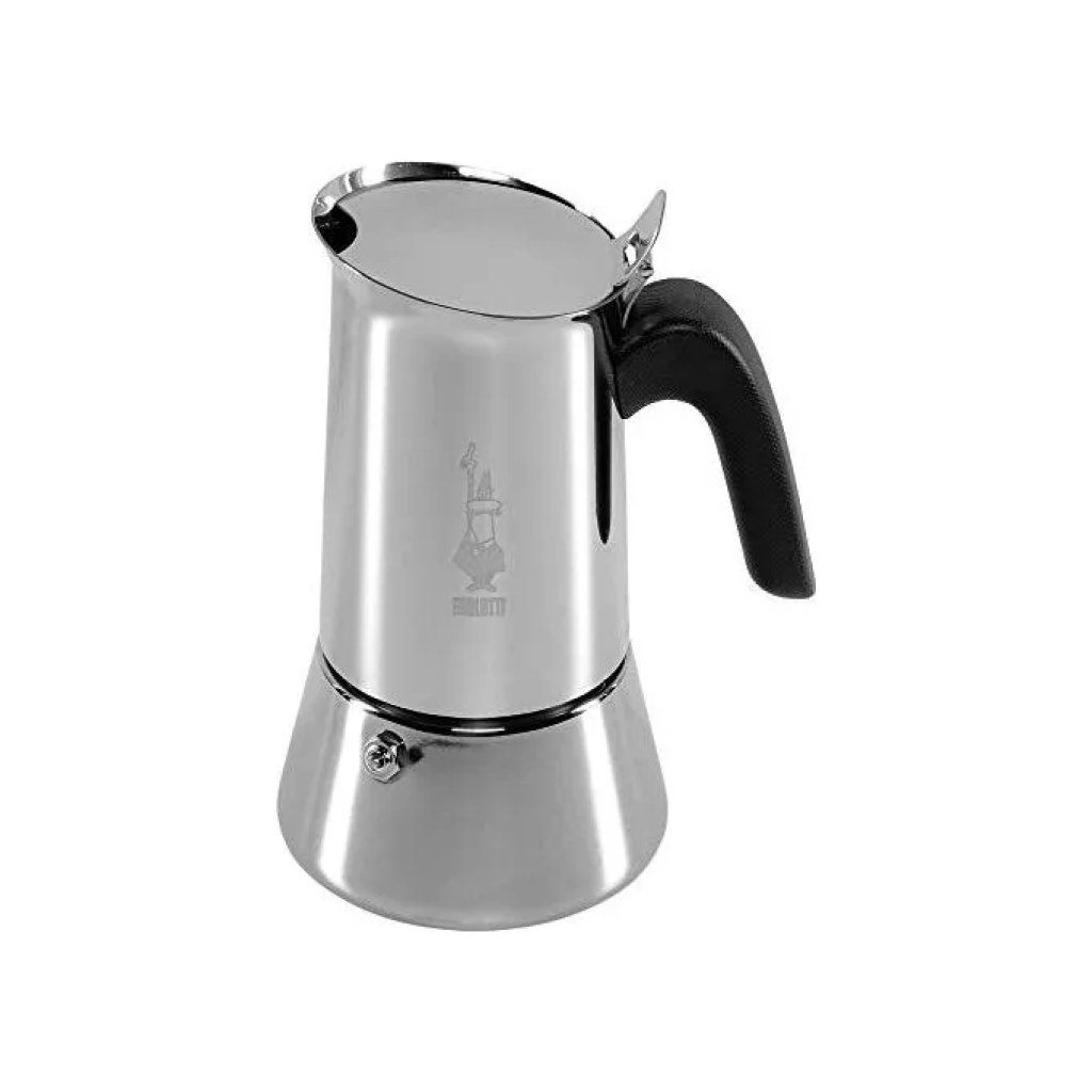 Bialetti 0007265-CN New Venus Caffettiera Moka Induzione 6 Tazze 235 ml Acciaio Inossidabile 18