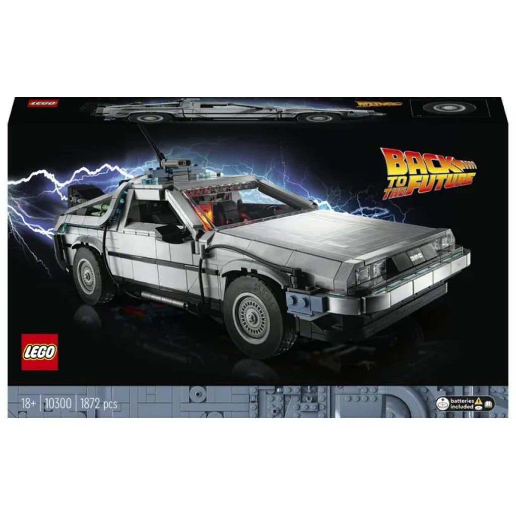 LEGO Icons 10300 DeLorean Ritorno al Futuro – 1872 pezzi LEGO Icons 10300 DeLorean Ritorno al Futuro – 1872 pezzi