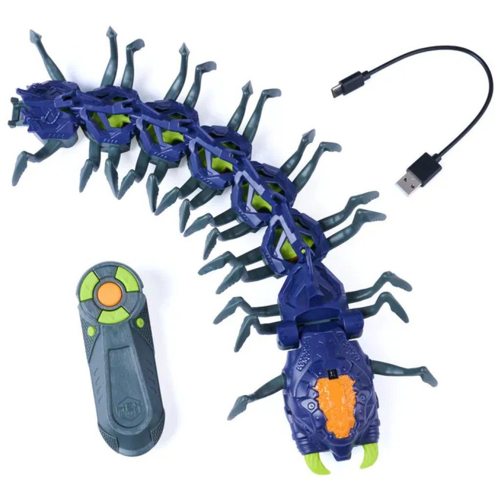 SPIN MASTER HEX BOTS Explodapede Robot Radiocomandato Nero USB-C