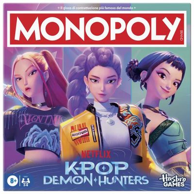 HASBRO Monopoly KPop Demon Hunters – Gioco da Tavolo Hasbro
