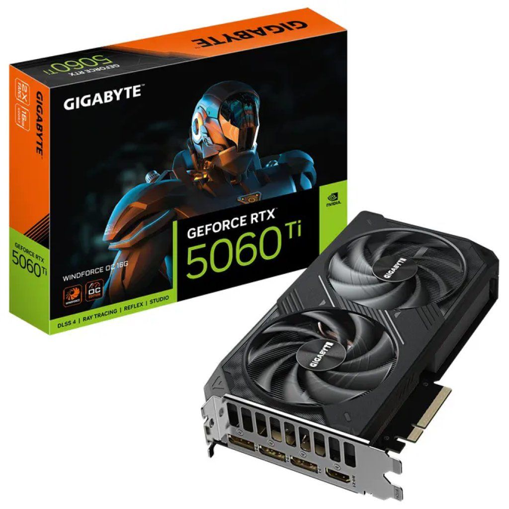 Gigabyte GeForce RTX 5060 Ti WINDFORCE OC 16 GB GDDR7