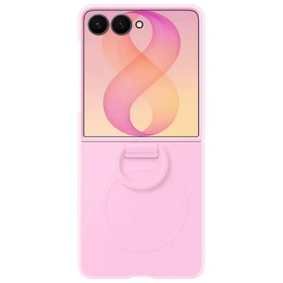 Samsung Silicone Ring Magnet Case per Galaxy Z Flip8 – Pink Samsung Silicone Ring Magnet Case per Galaxy Z Flip8 – Pink