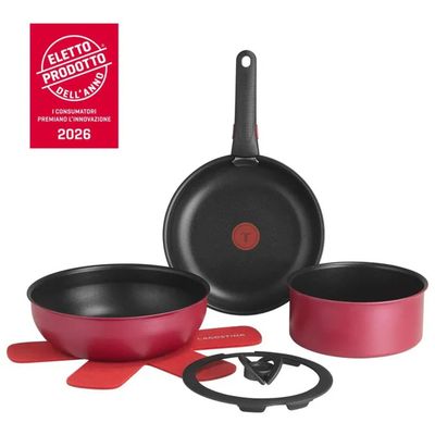 Lagostina Ingenio Rubino Set di padelle antiaderenti, 7 pezzi Lagostina Ingenio Rubino Set di padelle antiaderenti, 7 pezzi