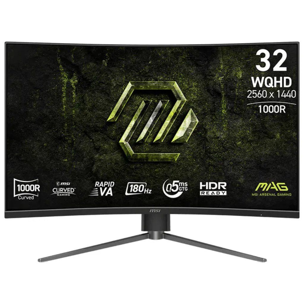 MSI MAG 325CQPF E18 Monitor Gaming Curvo WQHD 31,5" 180 Hz