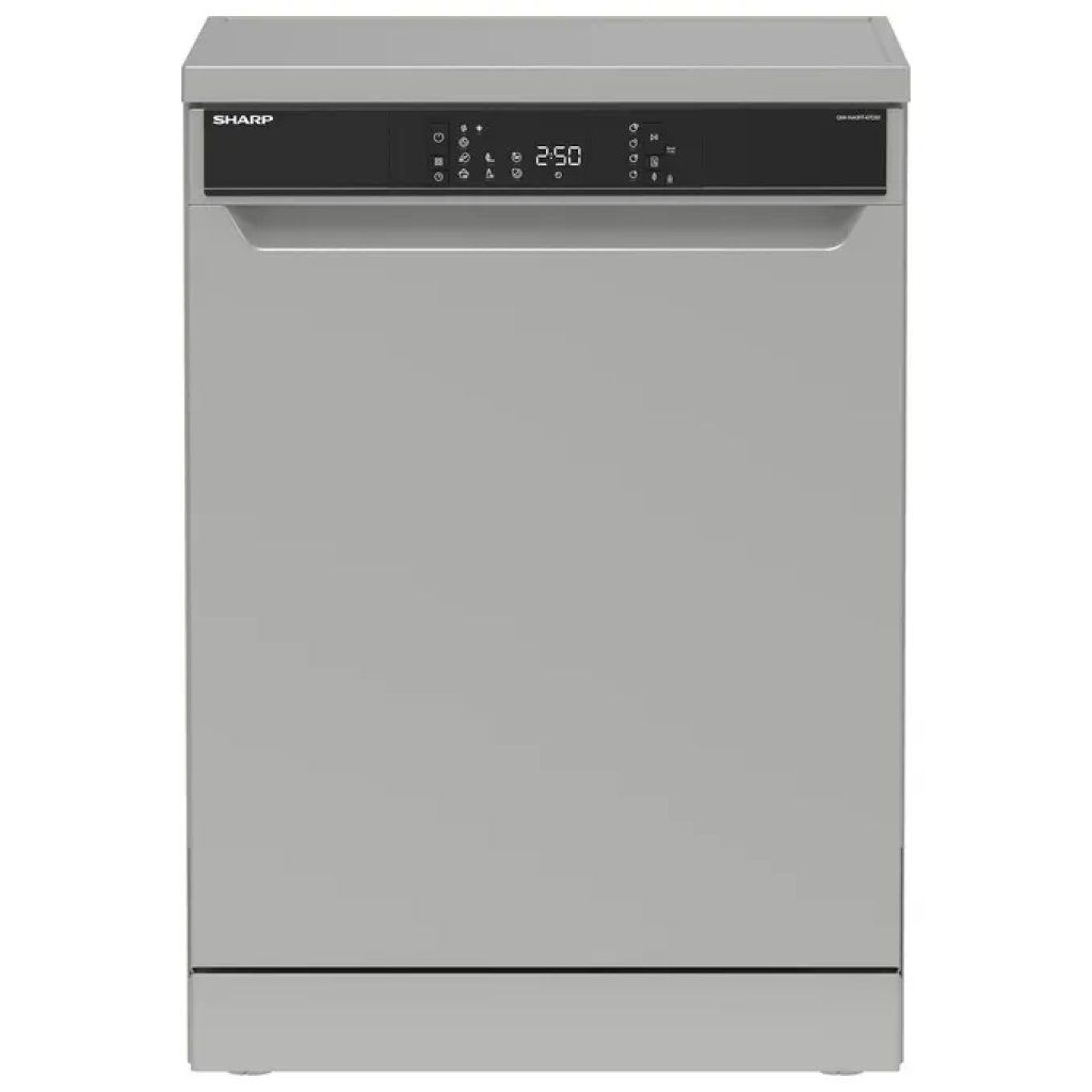 SHARP Lavastoviglie Sharp QW-NA1FF47DS1 14 coperti, classe D, argento
