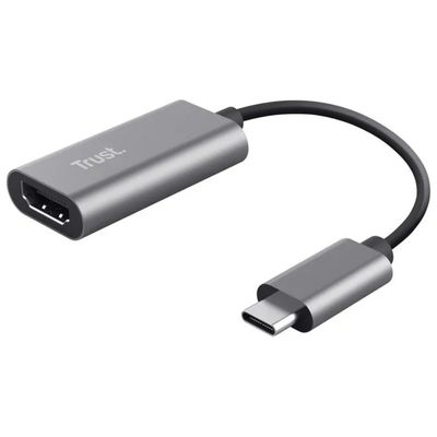 Trust Dalyx adattatore USB-C a HDMI 4K grigio