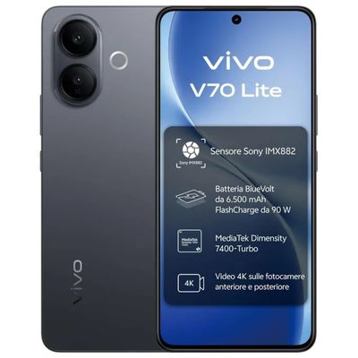 VIVO V70 Lite 5G 6GB/256GB, AMOLED 6,77″, Nero