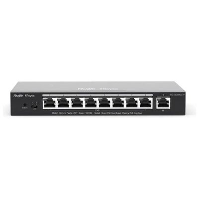 Ruijie Networks Ruijie RG-ES209GC-P Switch Gigabit PoE+ a 8 porte, budget 120 W Ruijie Networks Ruijie RG-ES209GC-P Switch Gigabit PoE+ a 8 porte, budget 120 W