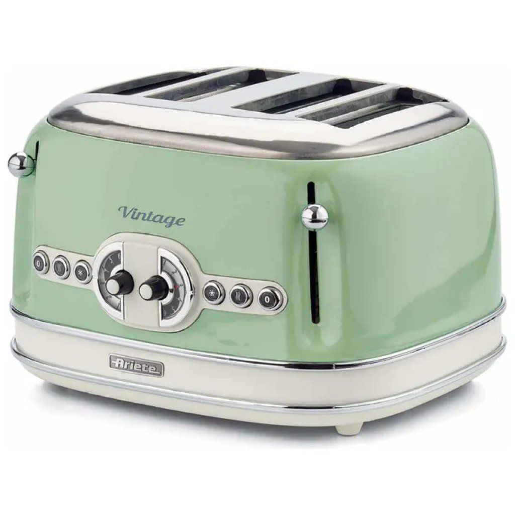 Ariete Vintage 156 Tostapane 4 Fette 1600 W Verde