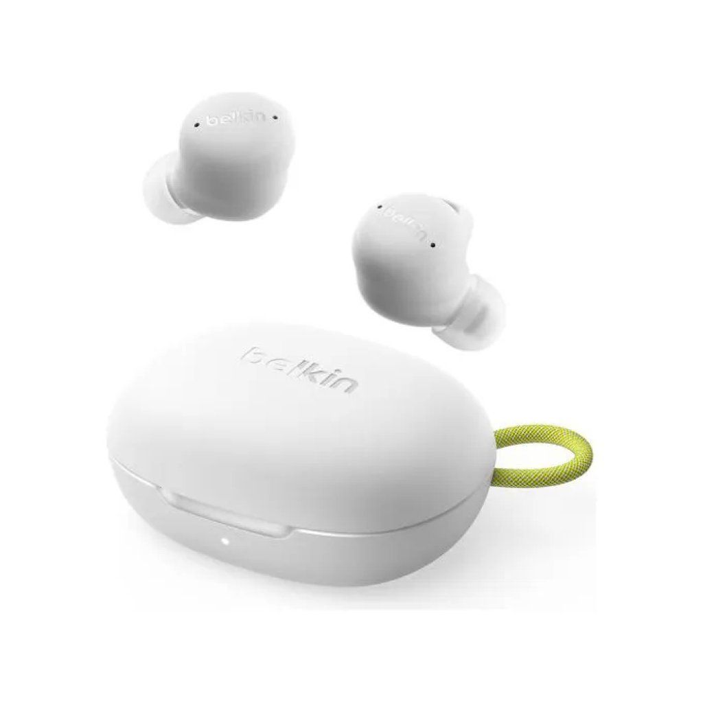 Belkin SoundForm Isolate AUC017 Auricolari Wireless ANC, IPX5, 34 ore, Grigio Belkin SoundForm Isolate AUC017 Auricolari Wireless ANC, IPX5, 34 ore, Grigio