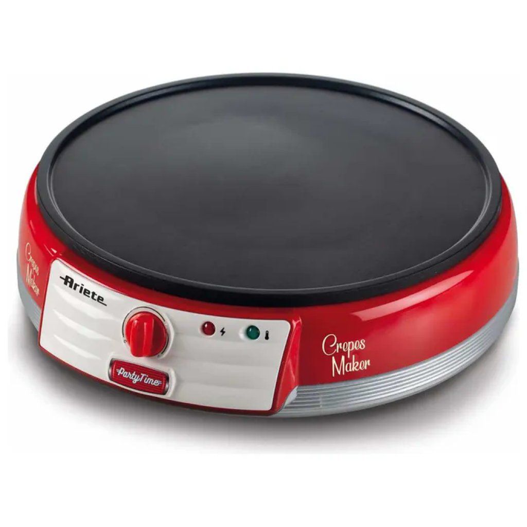 Ariete Party Time 202 Crepiera Elettrica 1000 W Rossa Ariete Party Time 202 Crepiera Elettrica 1000 W Rossa