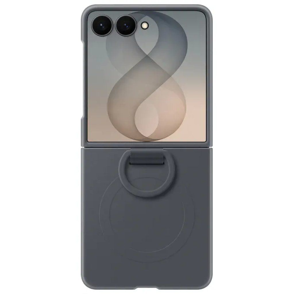 SAMSUNG Custodia magnetica in silicone nera per Samsung Galaxy Z Flip8 EF-EF776C SAMSUNG Custodia magnetica in silicone nera per Samsung Galaxy Z Flip8 EF-EF776C