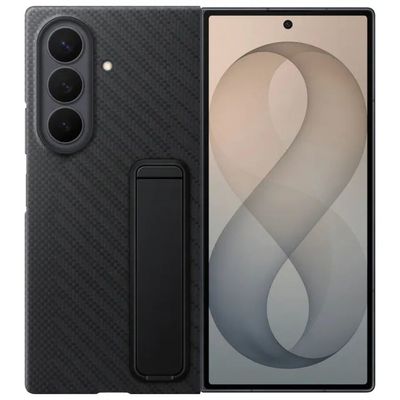 Samsung Galaxy Z Fold8 Ultra Carbon Cover con Stand – Nero