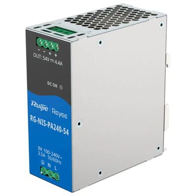 Ruijie Networks RG-NIS-PA240-54 Alimentatore Industriale 240 W per Guida DIN