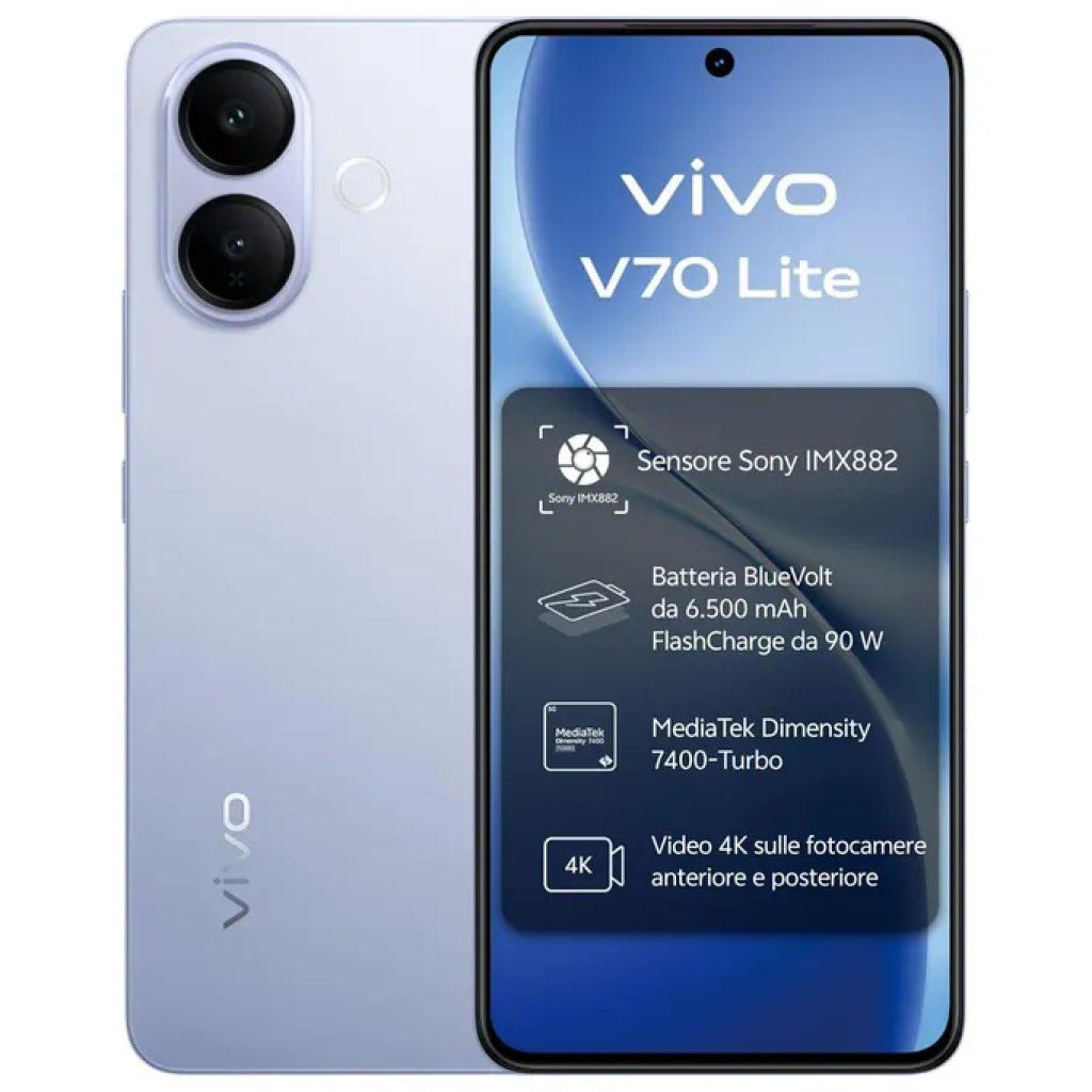 VIVO V70 Lite 5G 6GB/256GB – Blu VIVO V70 Lite 5G 6GB/256GB – Blu