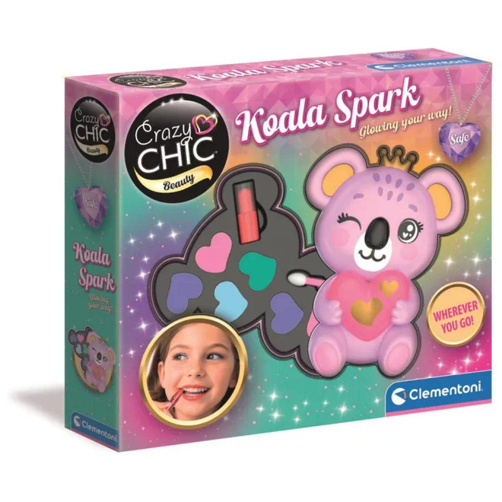 Clementoni Crazy Chic Koala Spark – Trousse trucco giocattolo