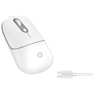 Conceptronic REGAS02W Mouse Ottico USB-C 2400 DPI Bianco