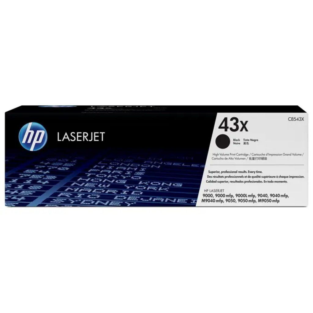 HP 43X C8543X Toner Nero Originale Alta Capacità HP 43X C8543X Toner Nero Originale Alta Capacità