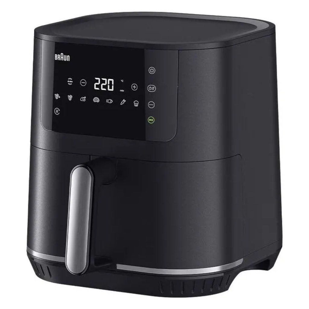Braun MultiFry 5 HF5030 Friggitrice ad Aria 6 L, 1700 W, 8 Programmi, Nero Braun MultiFry 5 HF5030 Friggitrice ad Aria 6 L, 1700 W, 8 Programmi, Nero