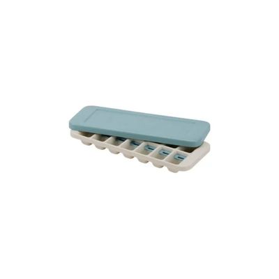 Joseph Joseph Duo 20199 – Vaschetta per ghiaccio con coperchio, 14 cubetti, blu