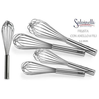 ILSA Frusta professionale a 8 fili in acciaio inox 18/10, 35 cm