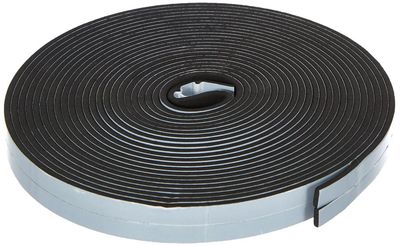 TREEMME Guarnizione adesiva EPDM nera 3 × 10 mm, rotolo 15 m TREEMME