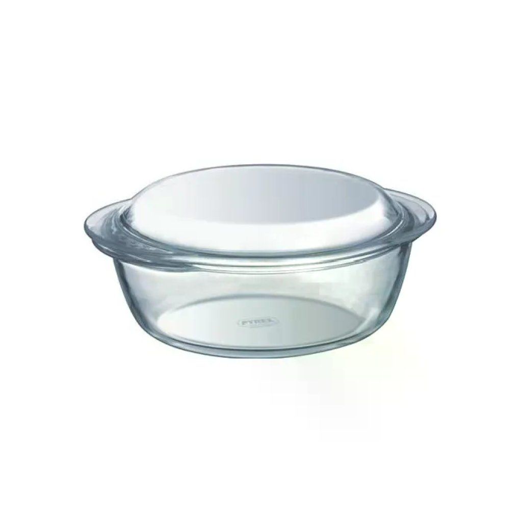 Pyrex Casseruola Tonda in Vetro con Coperchio, 1,3 L Pyrex Casseruola Tonda in Vetro con Coperchio, 1,3 L