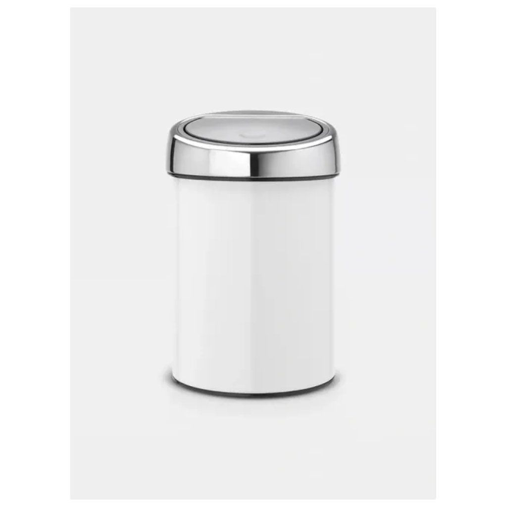 Brabantia Touch Bin cestino da parete 3 L bianco