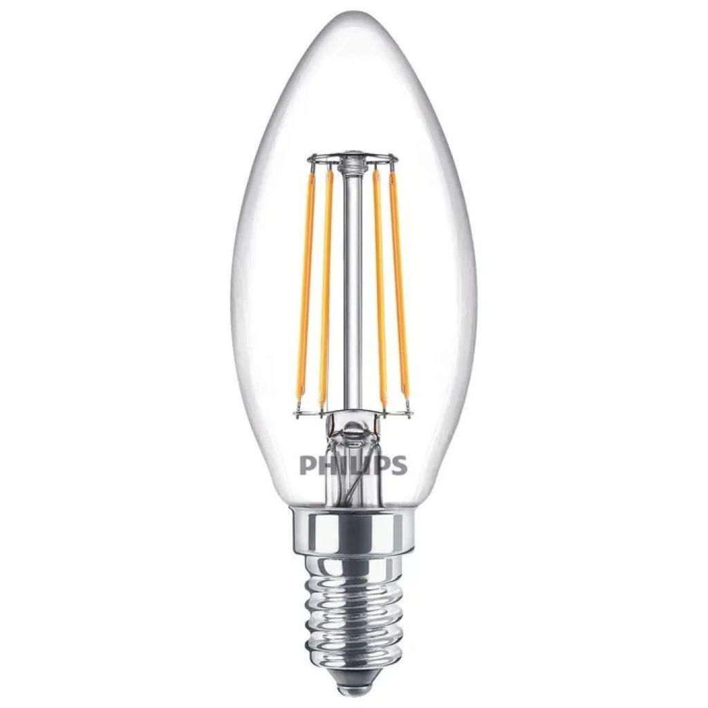 Philips Lampadine LED a Candela B35 E14 4,3 W – 4 Pezzi
